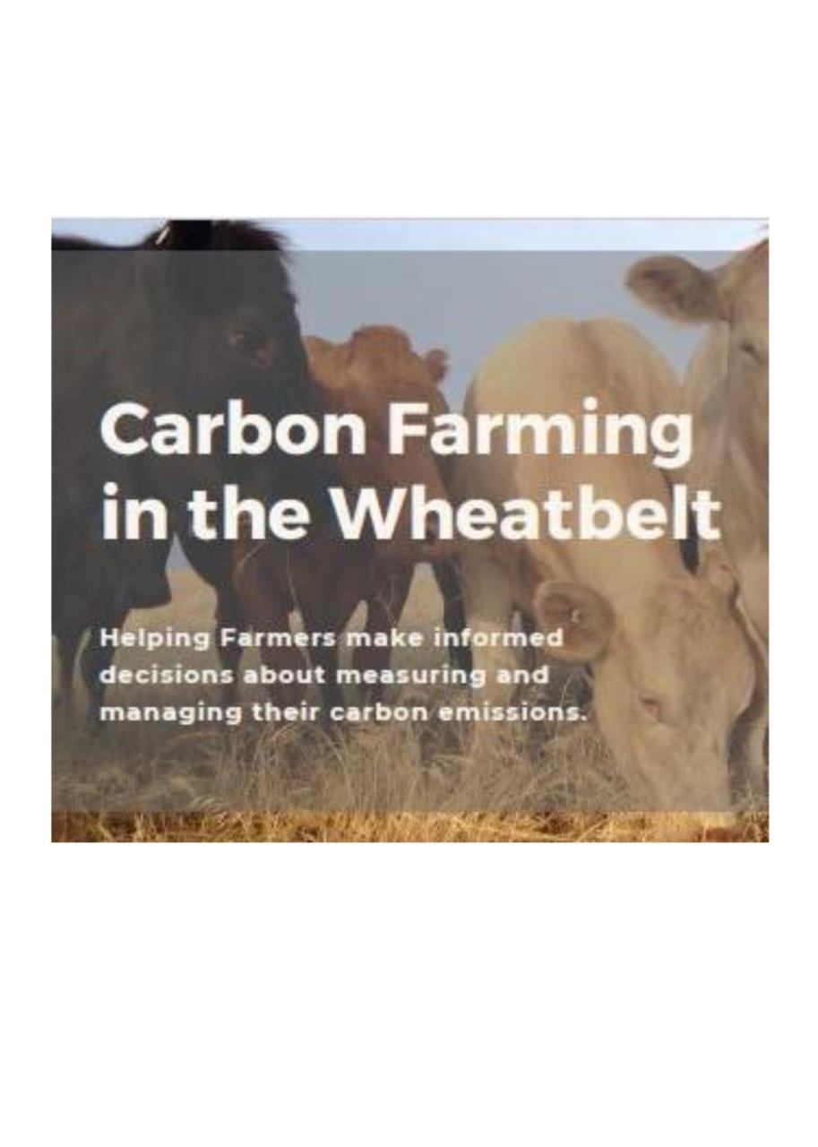 Carbon Farming in the Wheatbelt - Workshop