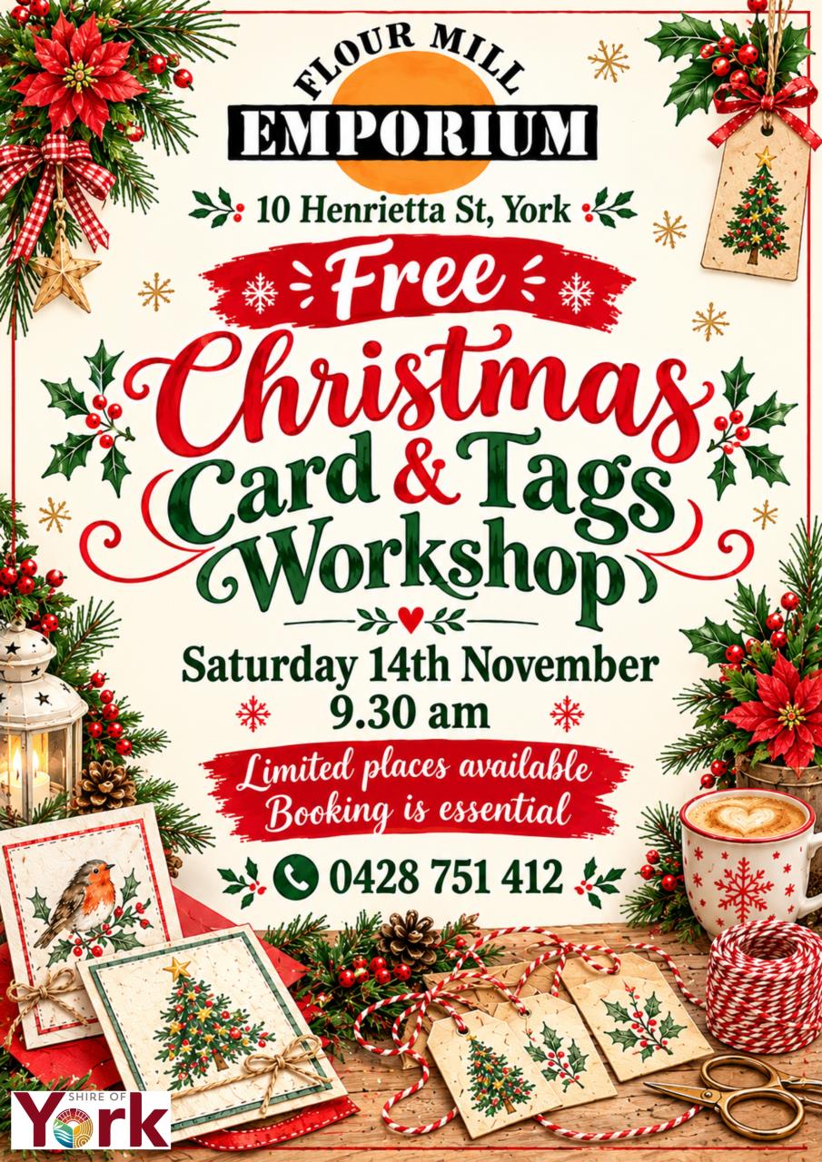 Free Christmas Card and Tags Workshop