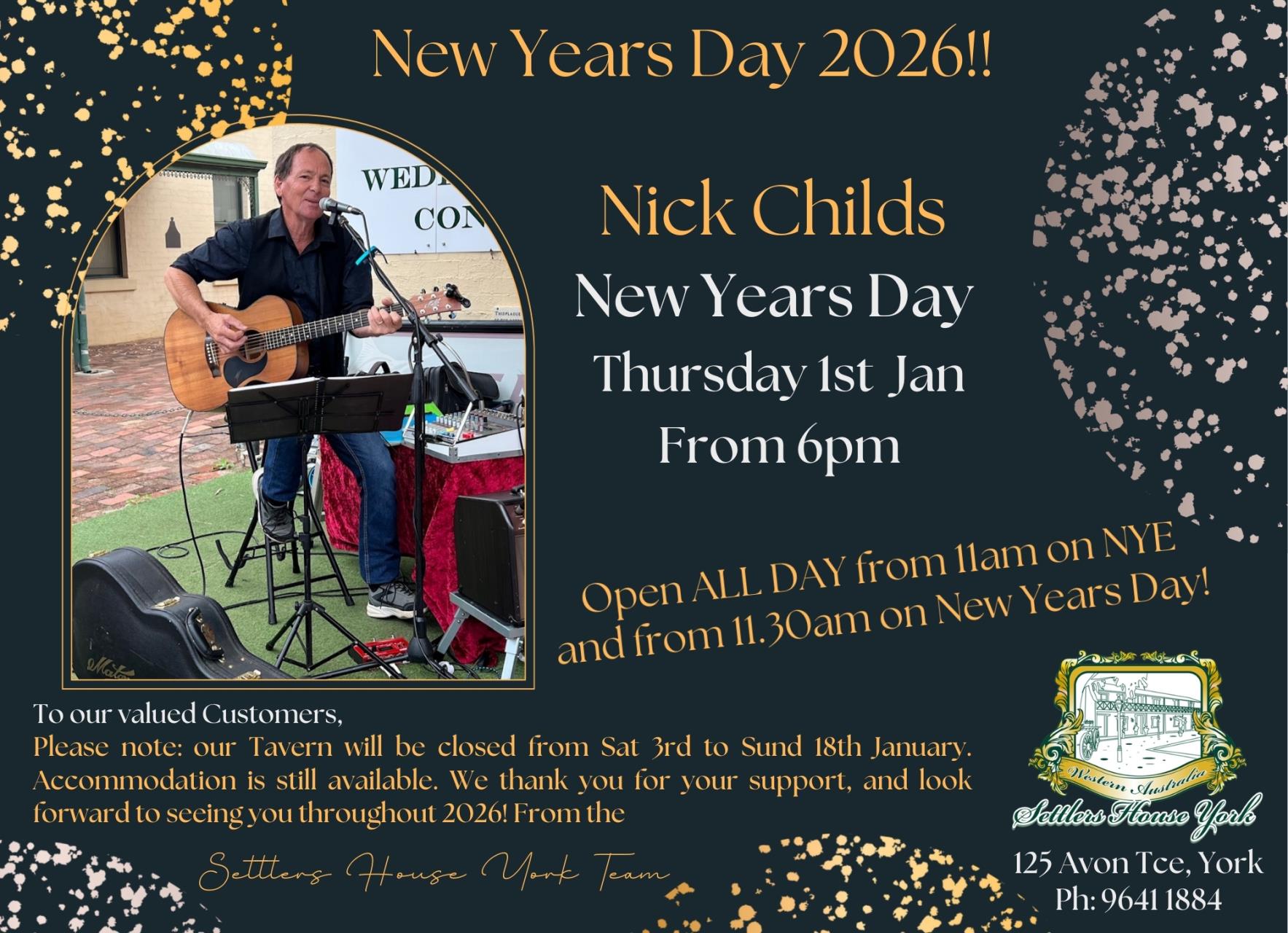 Live Entertainment - Settlers House