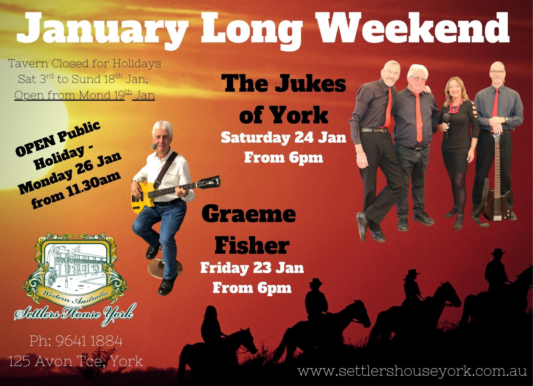 Live Entertainment - Settlers House