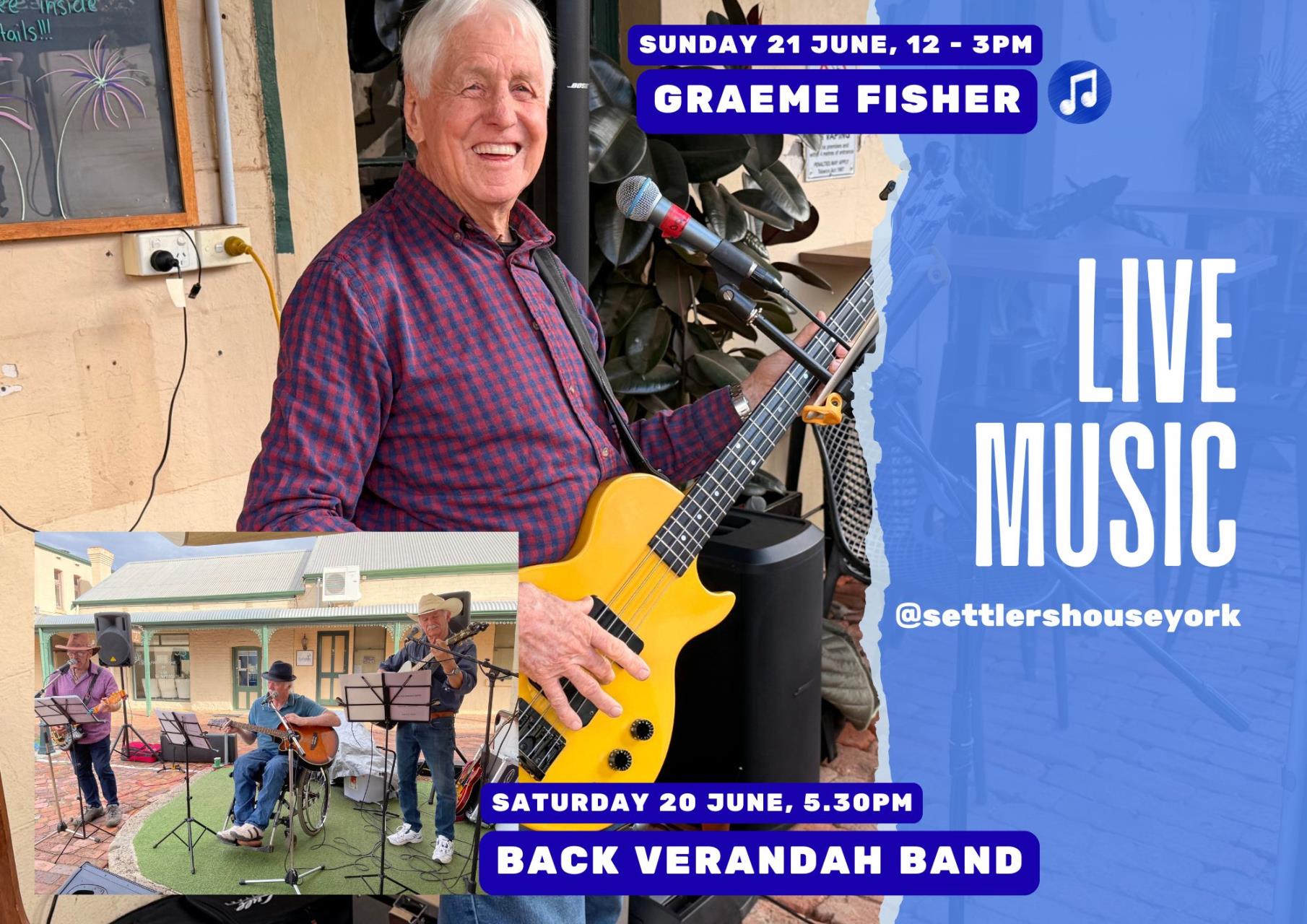 Settlers House Live Entertainment Featuring Graeme Fisher