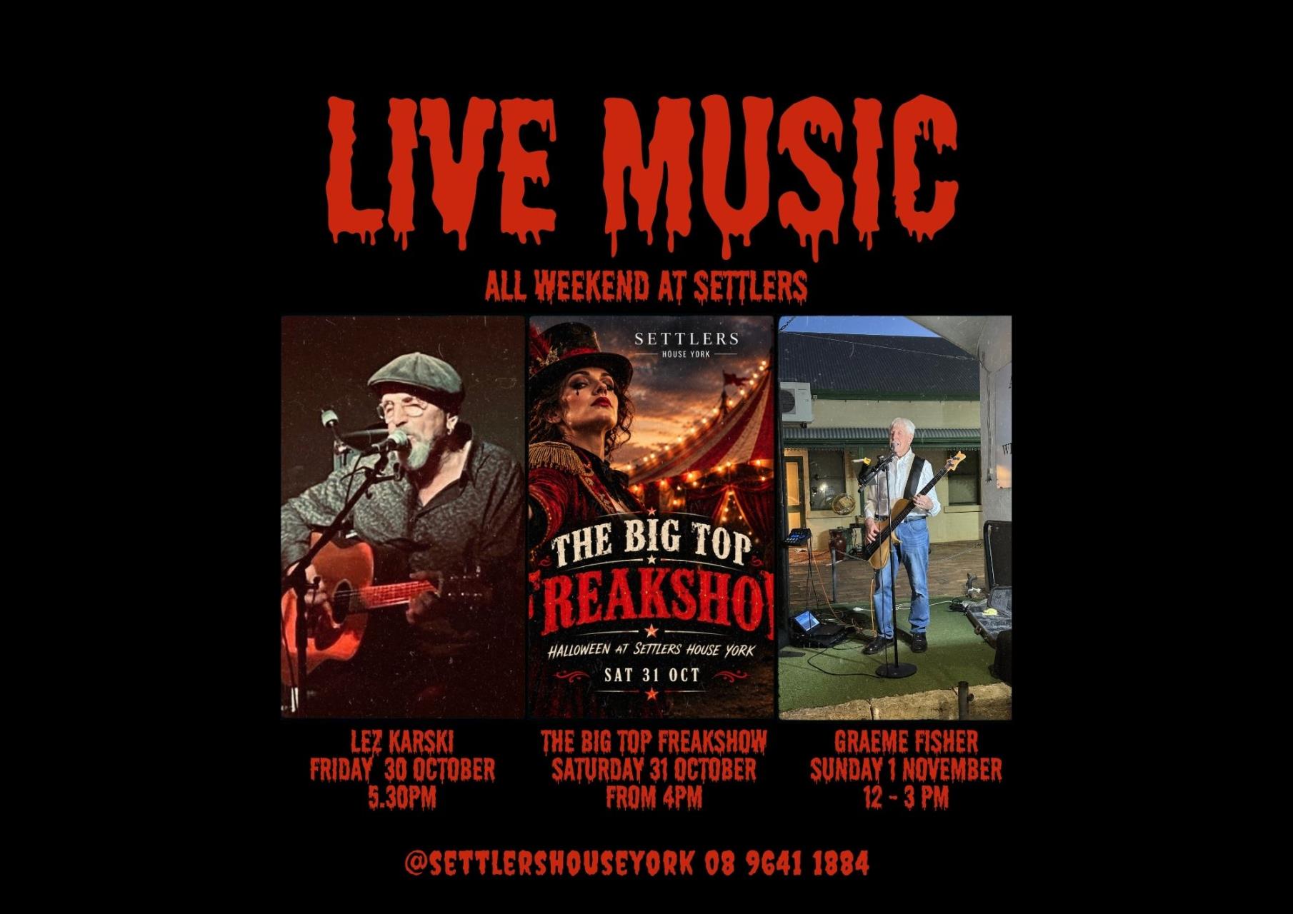 Settlers House - Live Entertainment