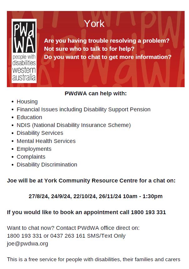 PWdWA - York Community Resource Centre