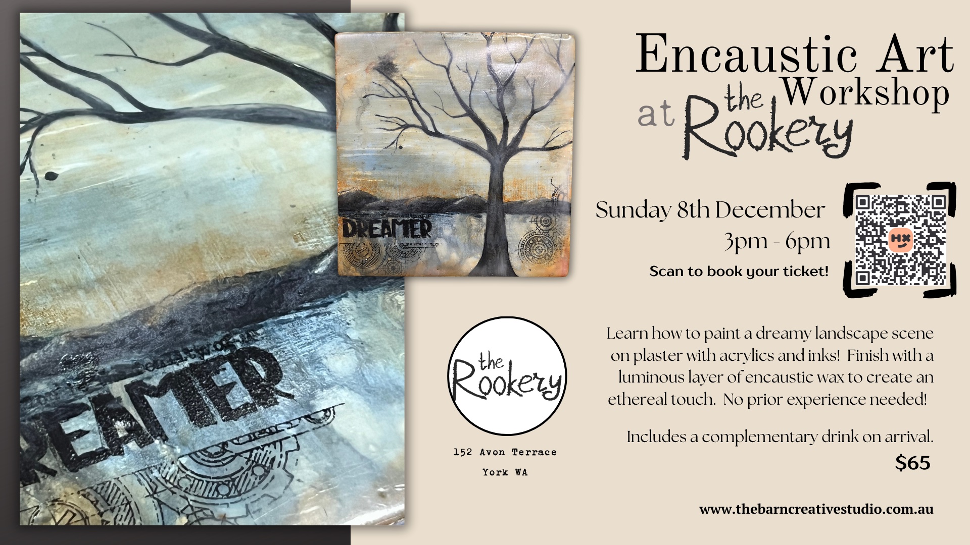 Encaustic Art Workshop @ The Rookery