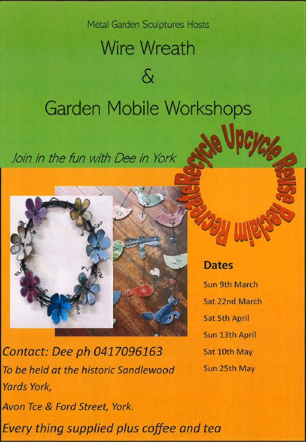 Wire Wreath & Garden Mobile Workshop