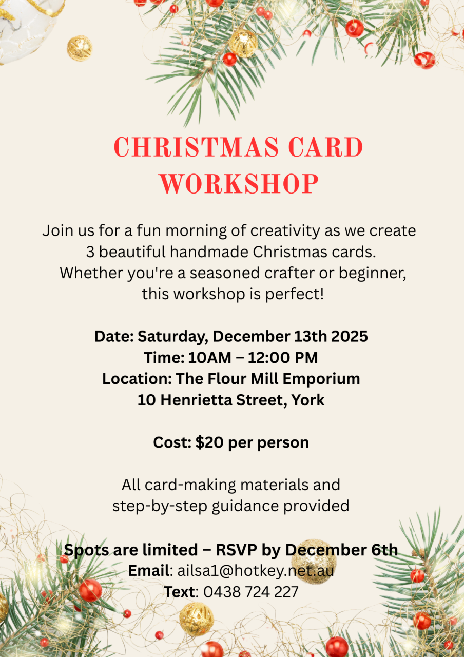Christmas Card Workshop