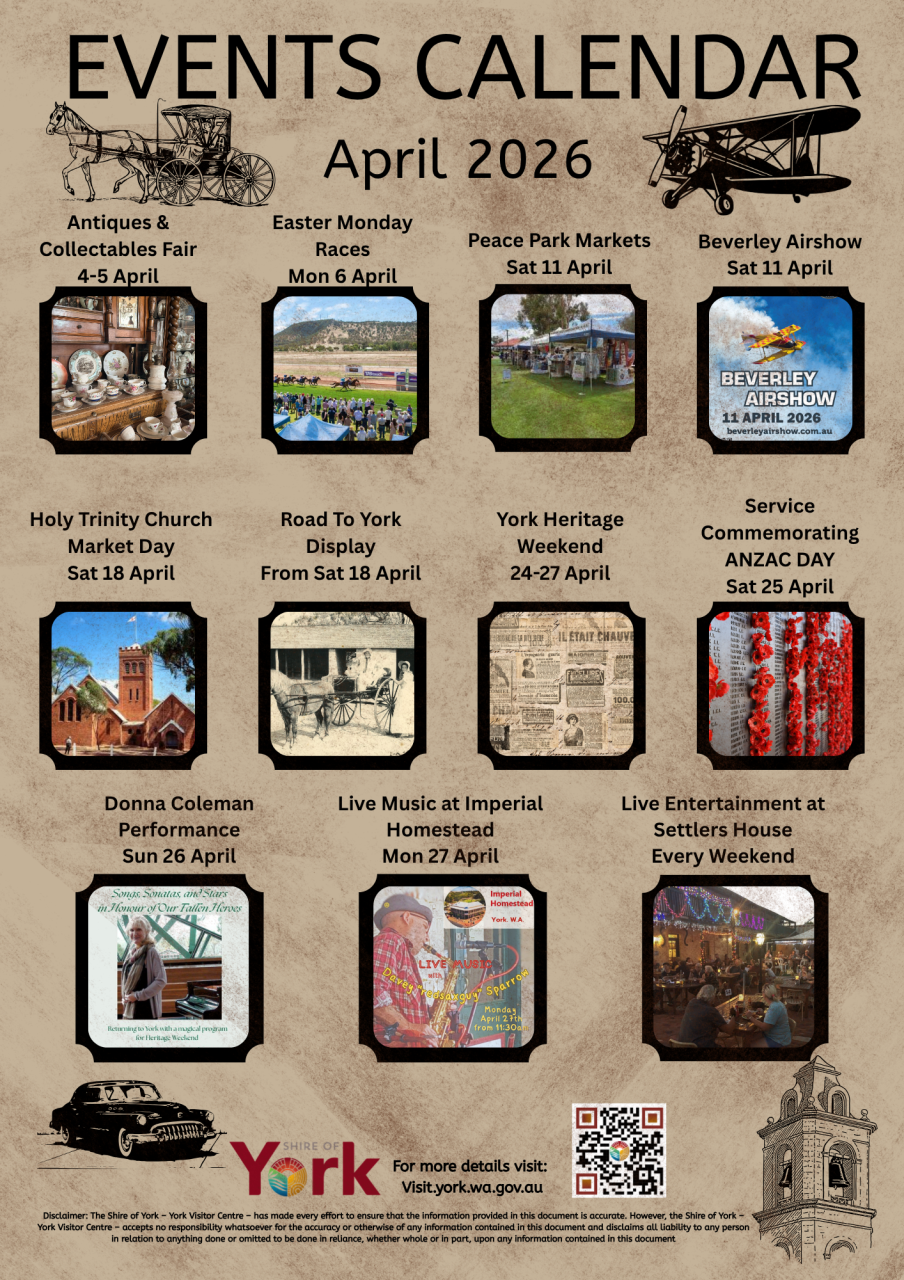 April 2026 Events Calendar